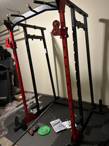Customer photo review of Major Fitness SML07 All-In-One Home Gym Smith Machine