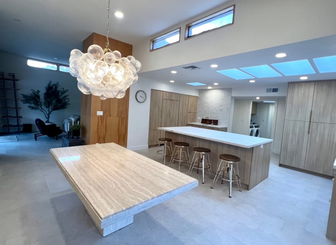 Customer photo review of Modern Decorative Swirled Glass Cluster Bubble Chandelier
