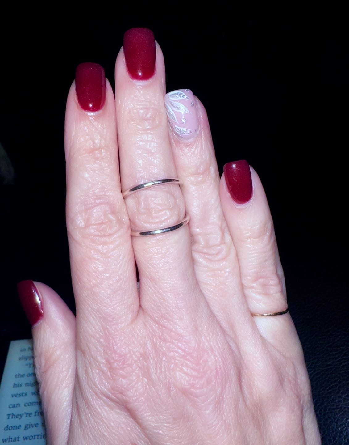 Customer photo review of Women's Splint Ring Sterling Silver
