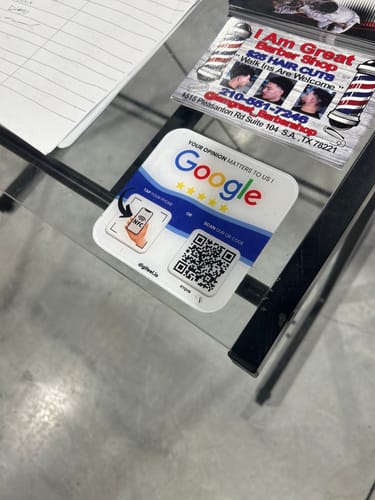 Customer photo review of Google Reviews - Plate