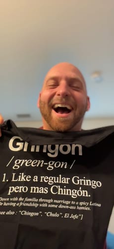 Customer photo review of El Gringon OG Old School T-Shirt