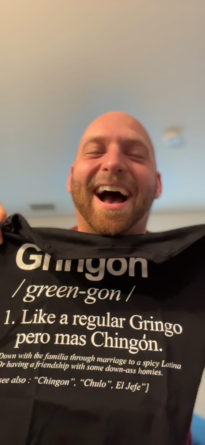 Customer photo review of El Gringon OG Old School T-Shirt