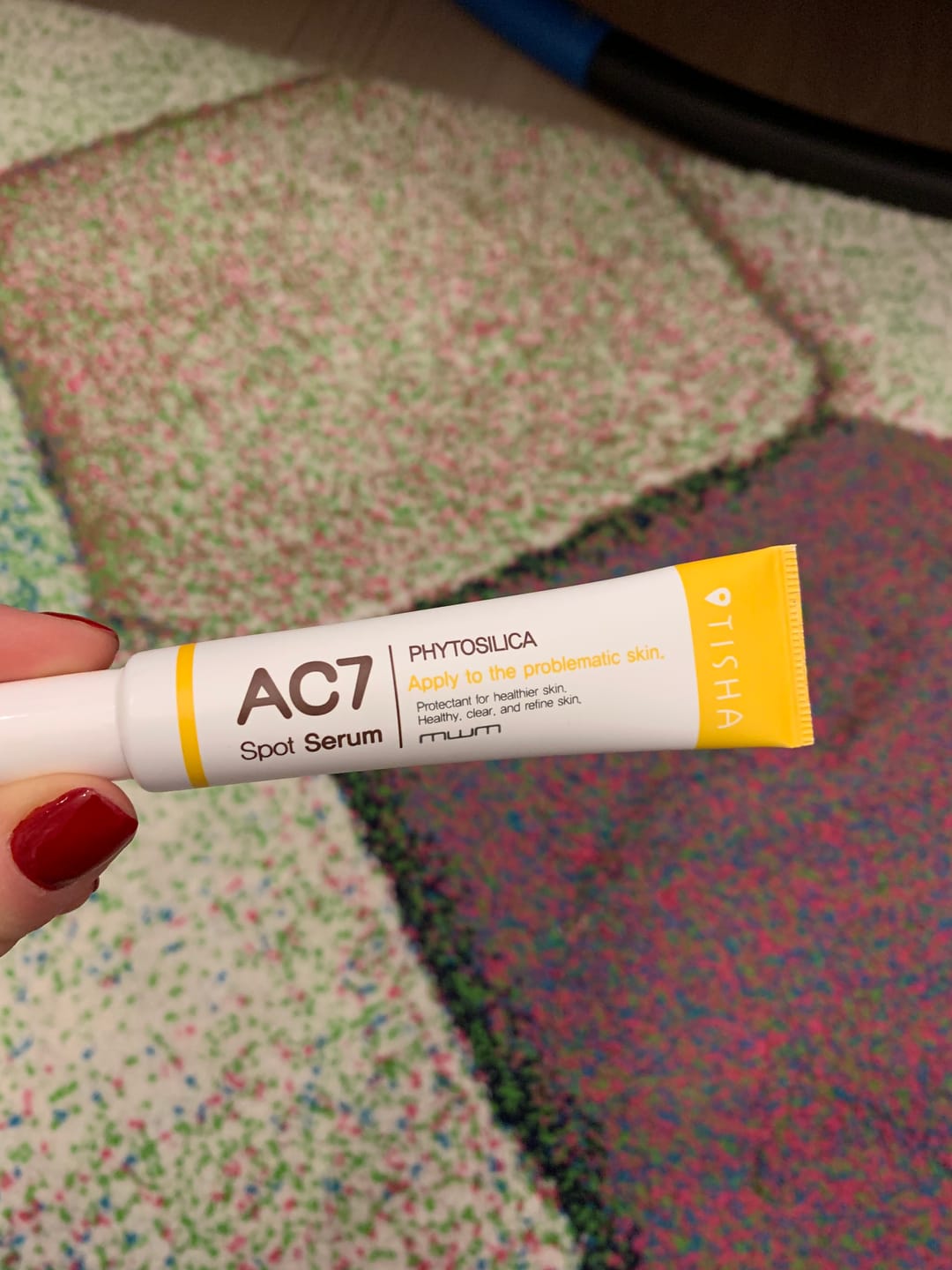Customer photo review of Dr. Tisha AC7 Анти акне серум с микроигли