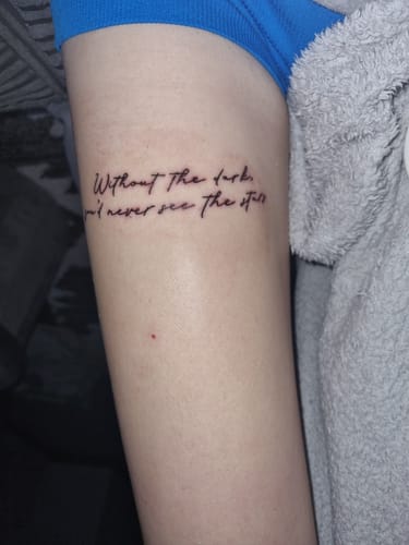 Customer photo review of TattooNumbx Numbing Cream