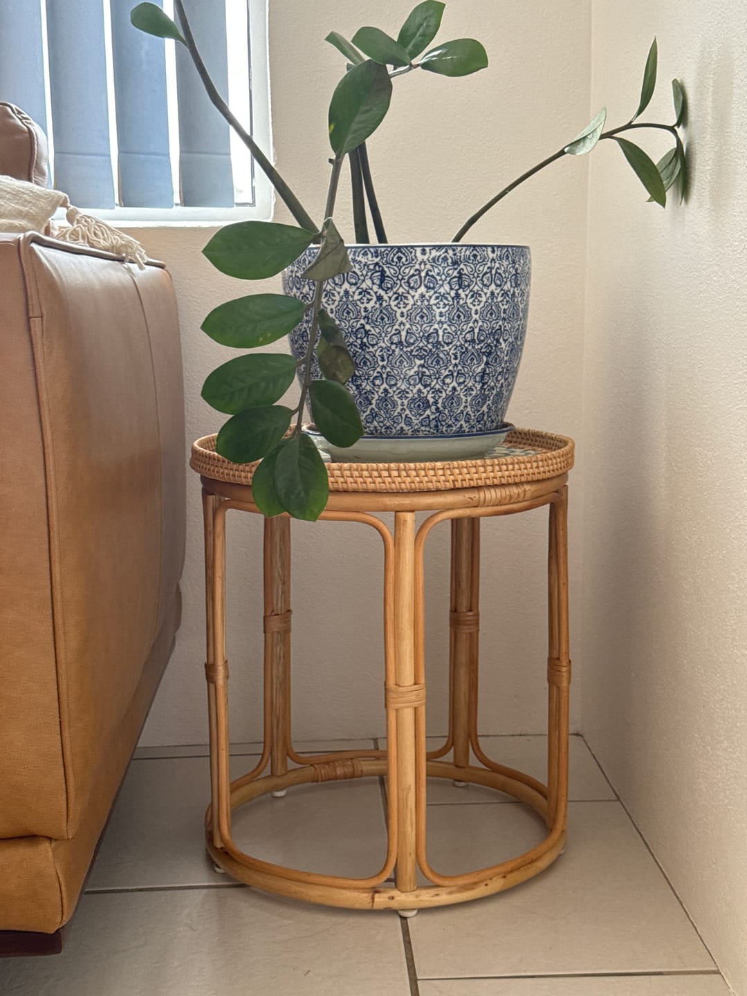 Customer photo review of Bloom Rattan Table Set