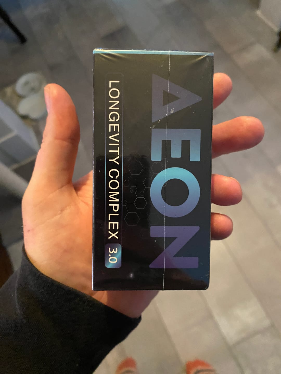 Customer photo review of NAD+ NMN Liposomal Anti Aging Supplement Complex AEON with Nicotinamide DUO™