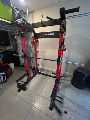 Customer photo review of Major Fitness F22 All-In-One Home Gym Power Rack