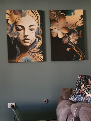 Customer photo review of Faces of Unity: Azura, Art Duo, by Bella Eve