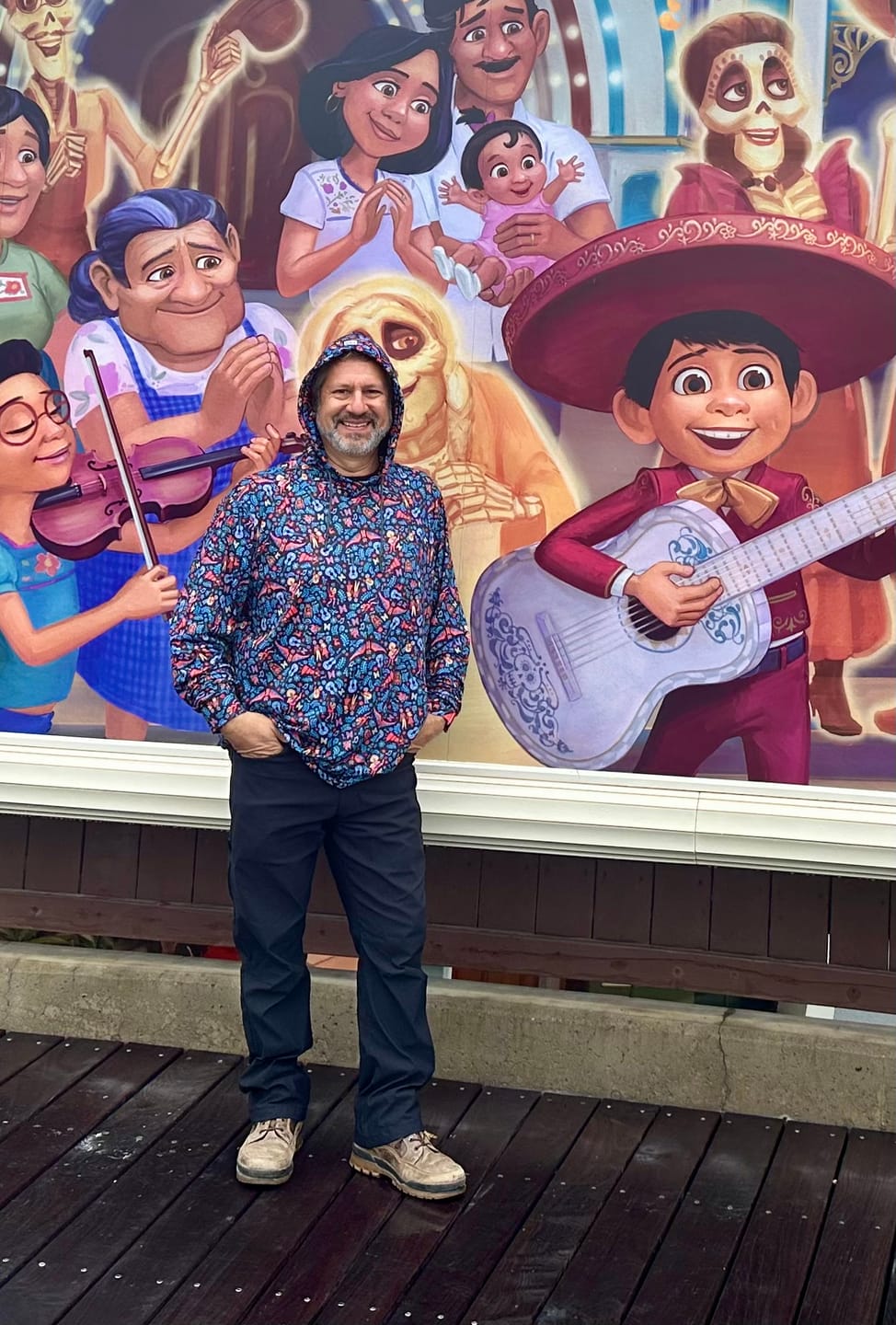 Customer photo review of Disney and Pixar Coco "Music In Me" – Performance Hoodie