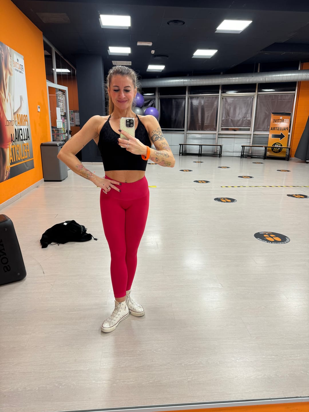 Customer photo review of Leggings CALIPSO Magenta Costine