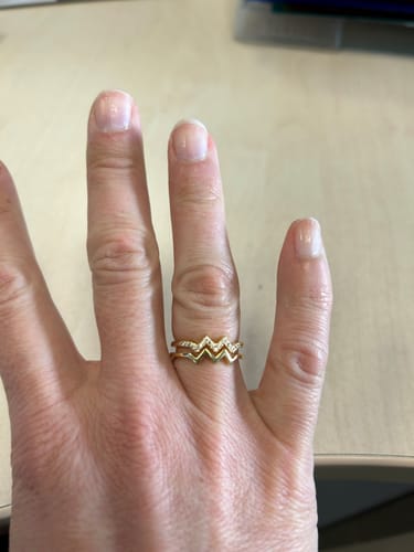 Customer photo review of Bague Ajustable - À ma soeur - Je serai toujours à tes côtés