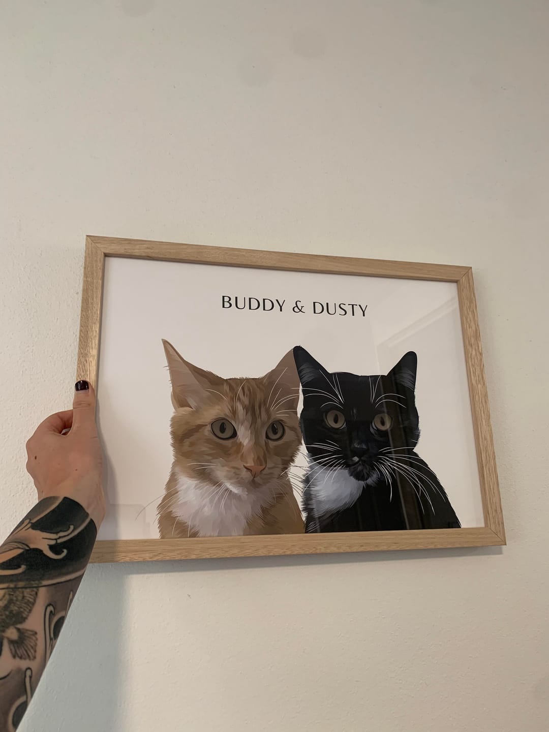 Customer photo review of Two-Pet Portrait