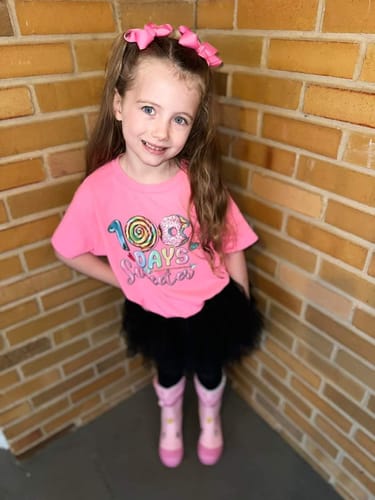 Customer photo review of 100 DAYS SWEETER DTF Transfer