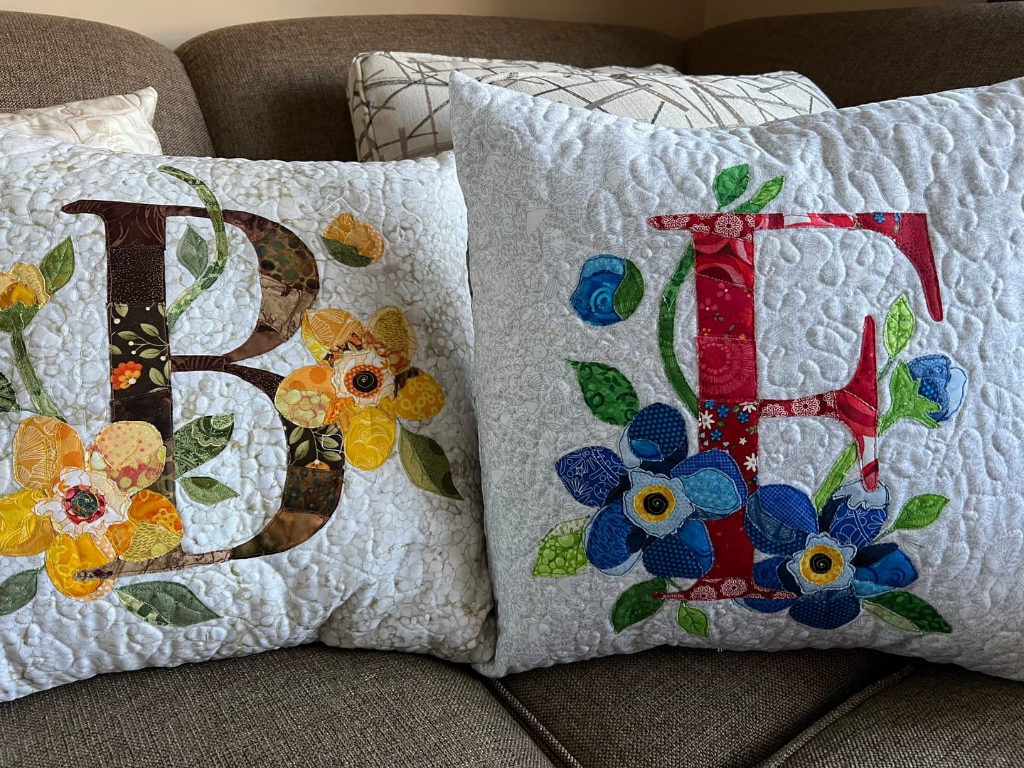 Customer photo review of Family Crest Alphabet Letters