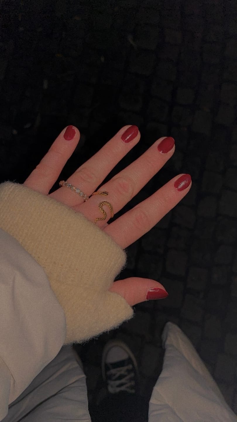 Customer photo review of Looping Snake Ring | 18K vergoldet