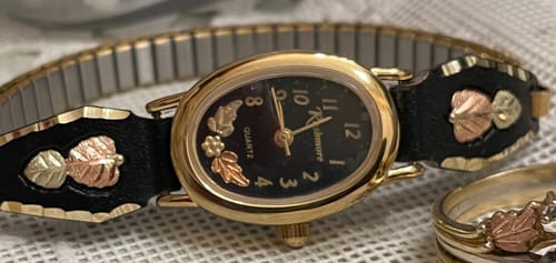Customer photo review of Oval Face - Black Hills Gold Ladies Watch