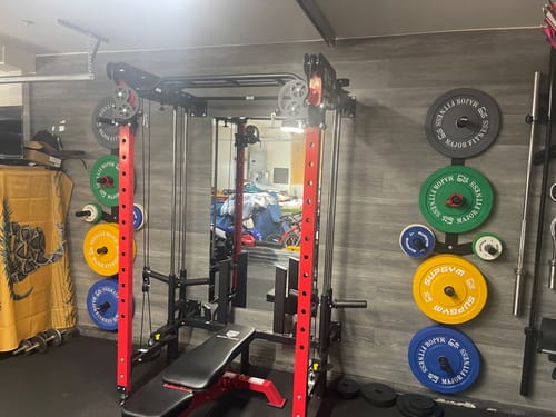 Customer photo review of Major Fitness Barbell Collars | Olympic Barbell Clamps Sold In Pairs