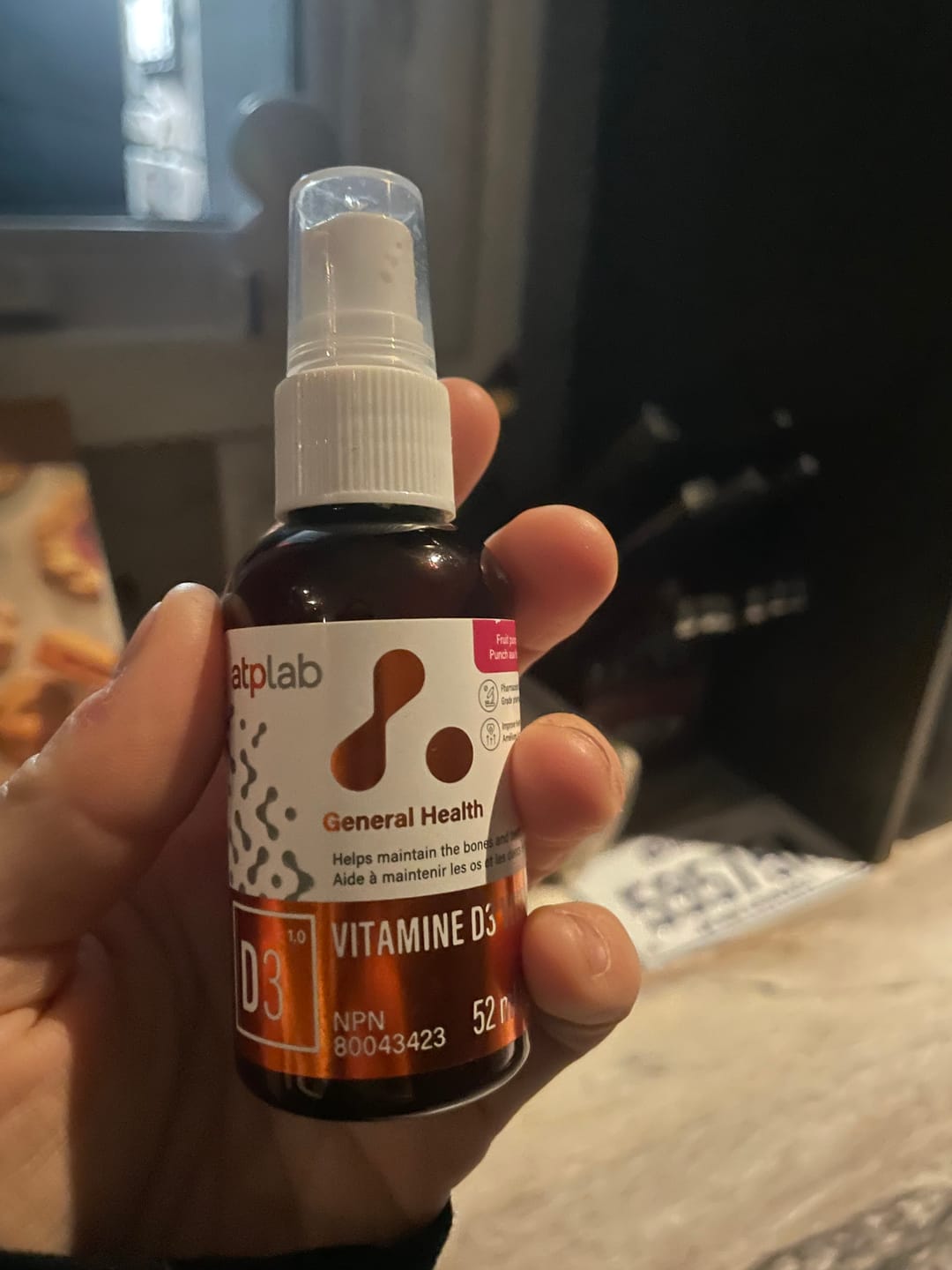 Customer photo review of ATP Lab - Vitamine D3 (vaporisateur) Punch aux fruits 52ml