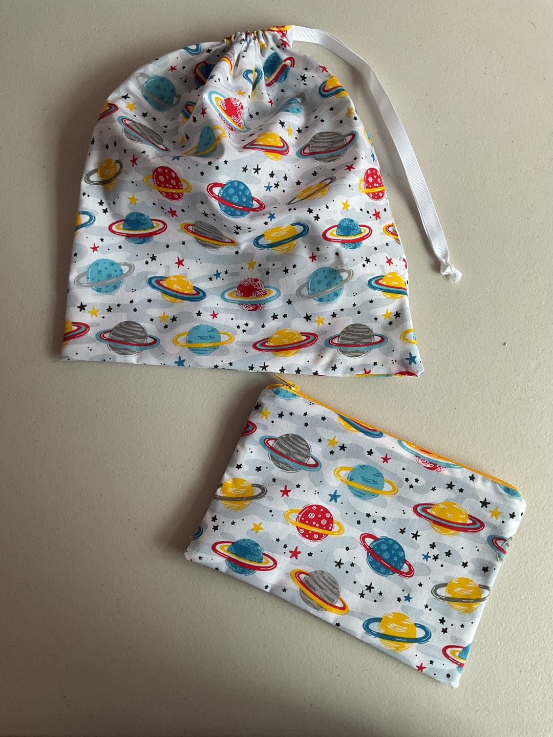 Customer photo review of Planets and Stars Polycotton Fabric