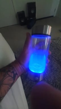 Customer photo review of HydroBoost™ Wasserionisator Trinkflasche