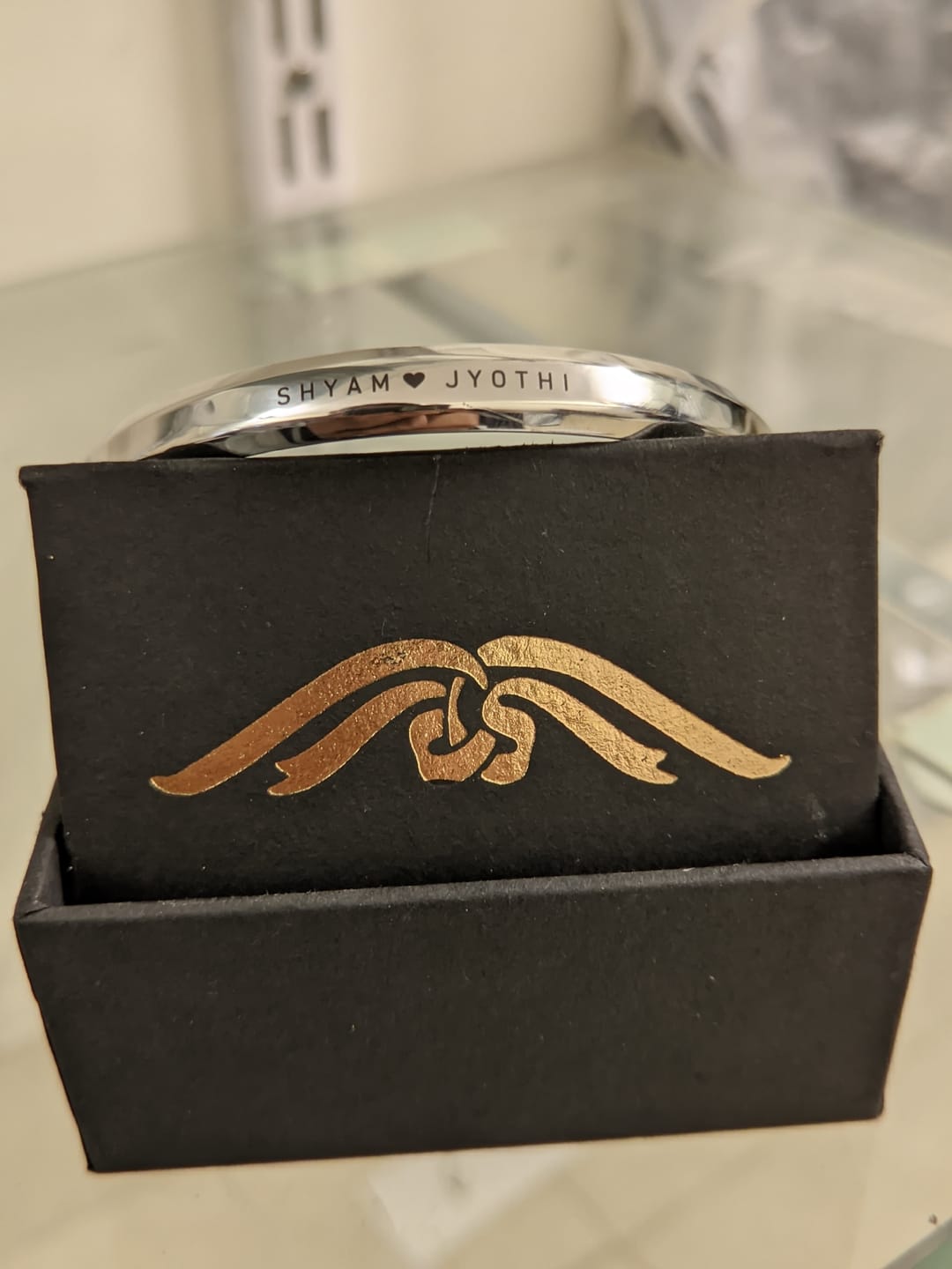 Customer photo review of Personalised Classic Kada