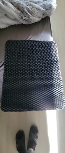 Customer photo review of Cat Litter Mat