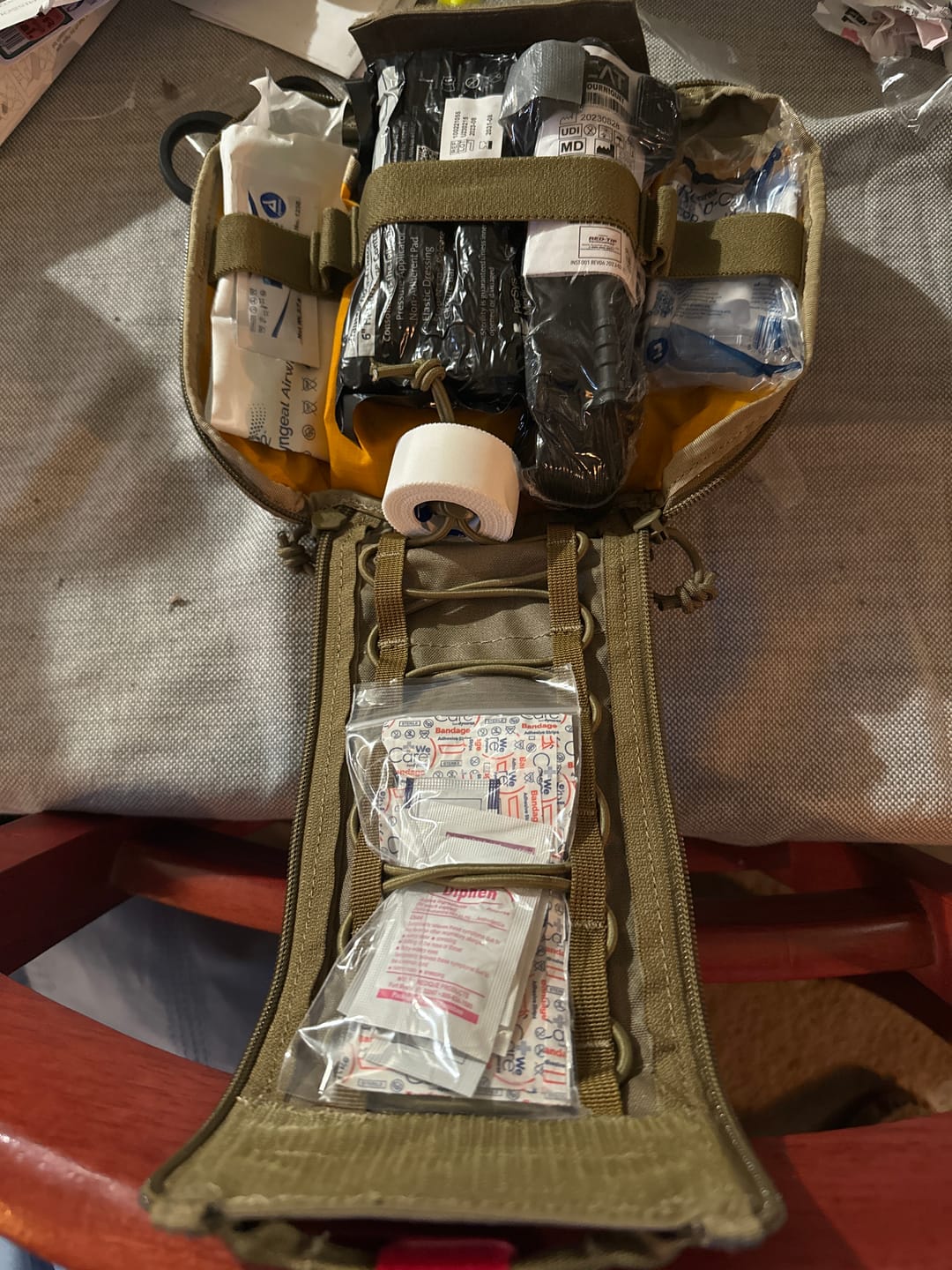 Customer photo review of Vanquest FATPack 5x8 Large Kit | First Aid Kits | Medical Gear Outfitters