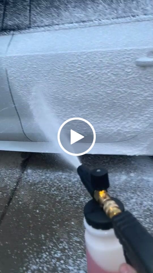 Customer video review of Wide Mouth Foam Cannon