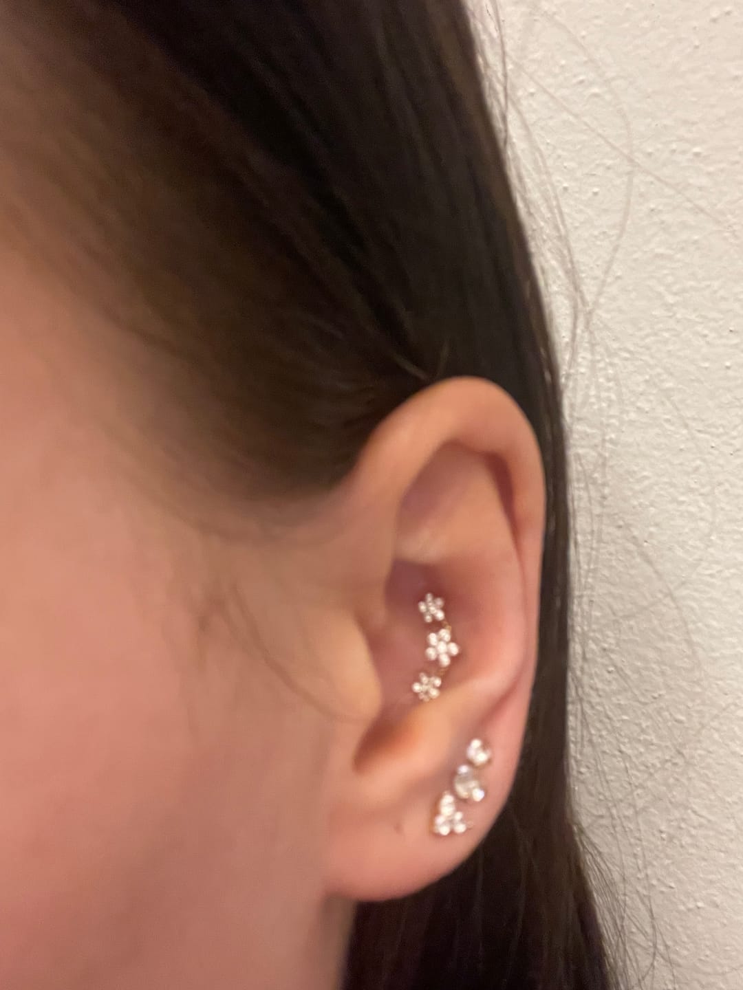 Customer photo review of Flowerish Piercing | Titan