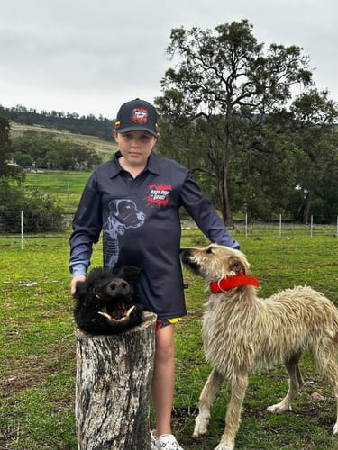 Customer photo review of Pig Dog Long Sleeve shirt