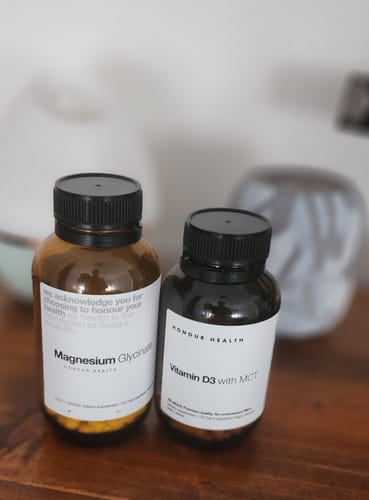 Customer photo review of Magnesium Glycinate (Pure & Unbuffered) - 120 Capsules