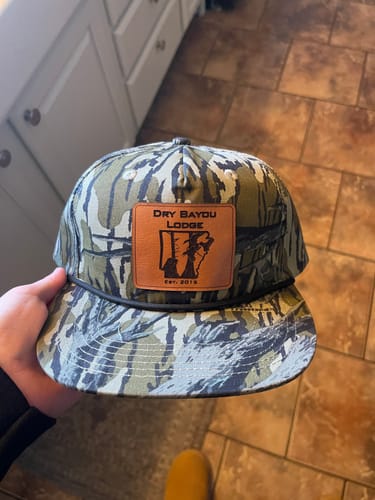 Customer photo review of Custom Leather Patch Goat Rope Hats