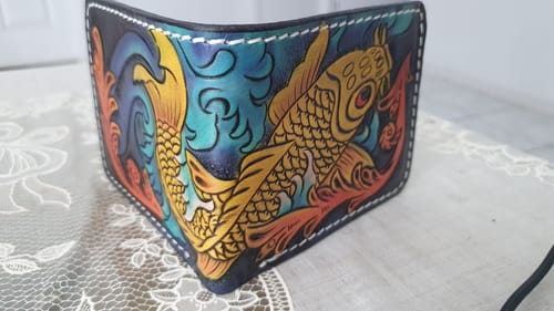 Carlos S. review of Hundred Ghosts™ Irezumi Japanese Leather Wallet image 1 out of 1