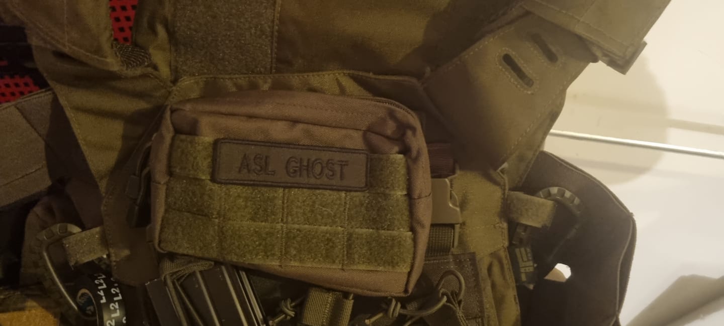 Customer photo review of Bande patronymique militaire personnalisée