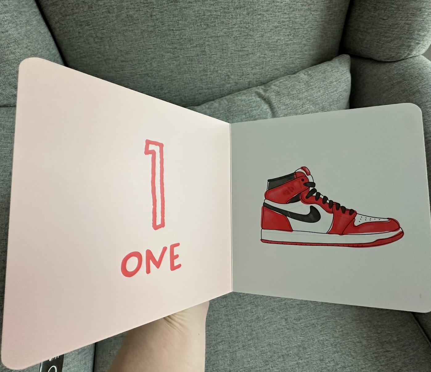 Customer photo review of "123's for the Little g's" Board Book