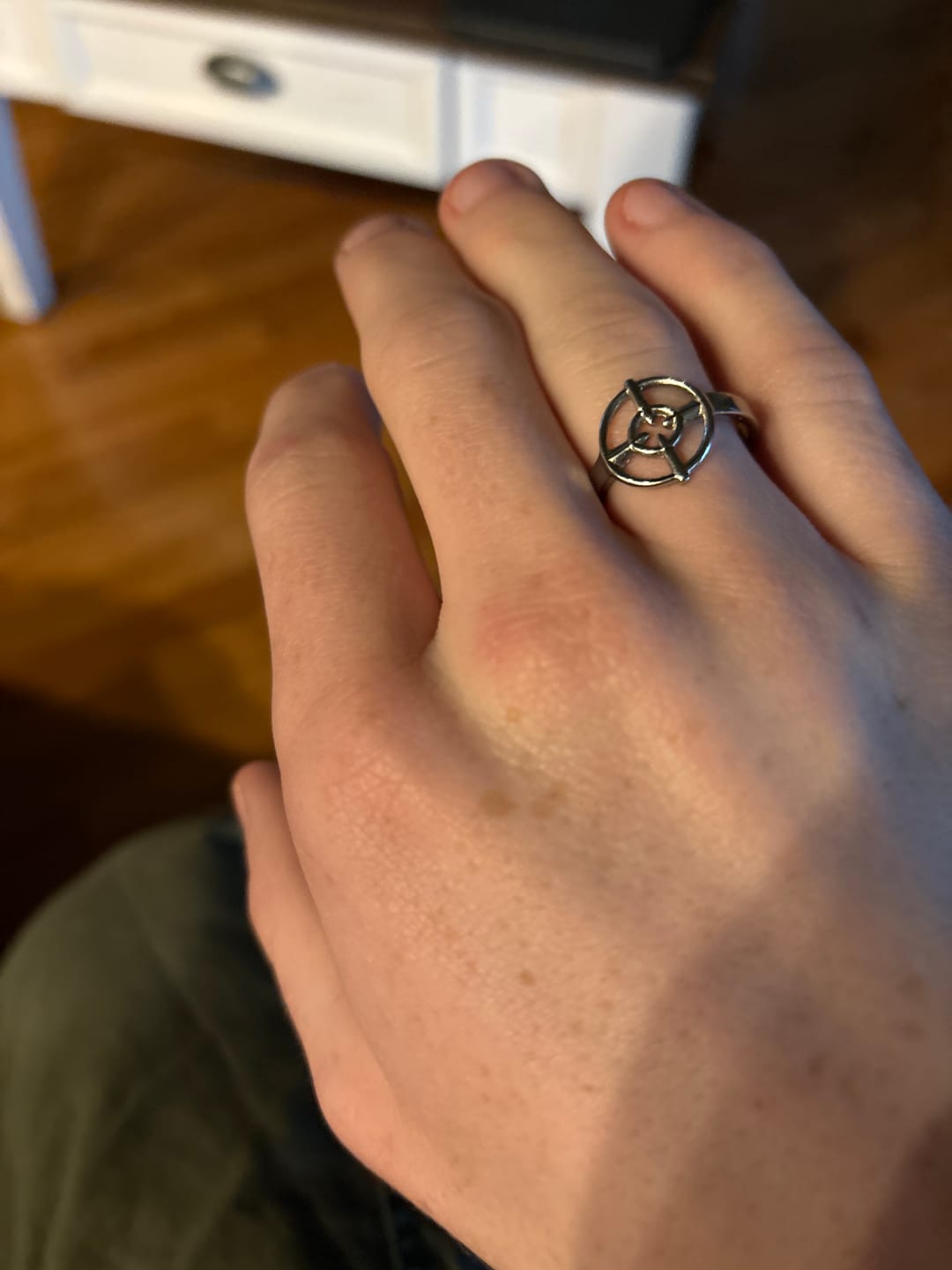 Customer photo review of CROSSHAIR RING
