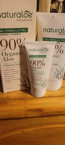 Customer photo review of Set Solidario 2 Gel Puro de Aloe Vera 150ml