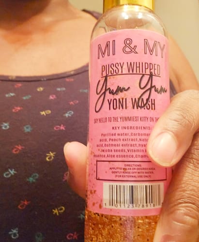 Customer photo review of P*ssy Whipped Yum Yum Yoni Wash