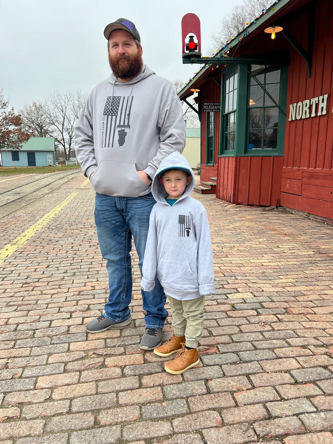 Customer photo review of Ash 'Harvest Flag' Hoodie - Toddler & Youth