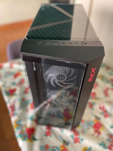 Customer photo review of Case XPG BATTLECRUISER Negro Mini-ITX, Micro-ATX, ATX, E-ATX/ 1x USB+C/HD AUDIO/ 4x FAN LED/ Panel Vidrio Templado
