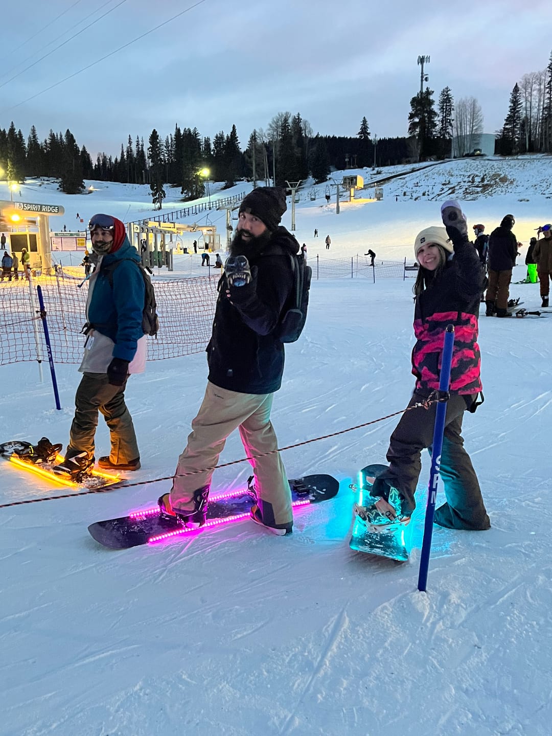 Customer photo review of LED SNOWBOARD SYSTEM