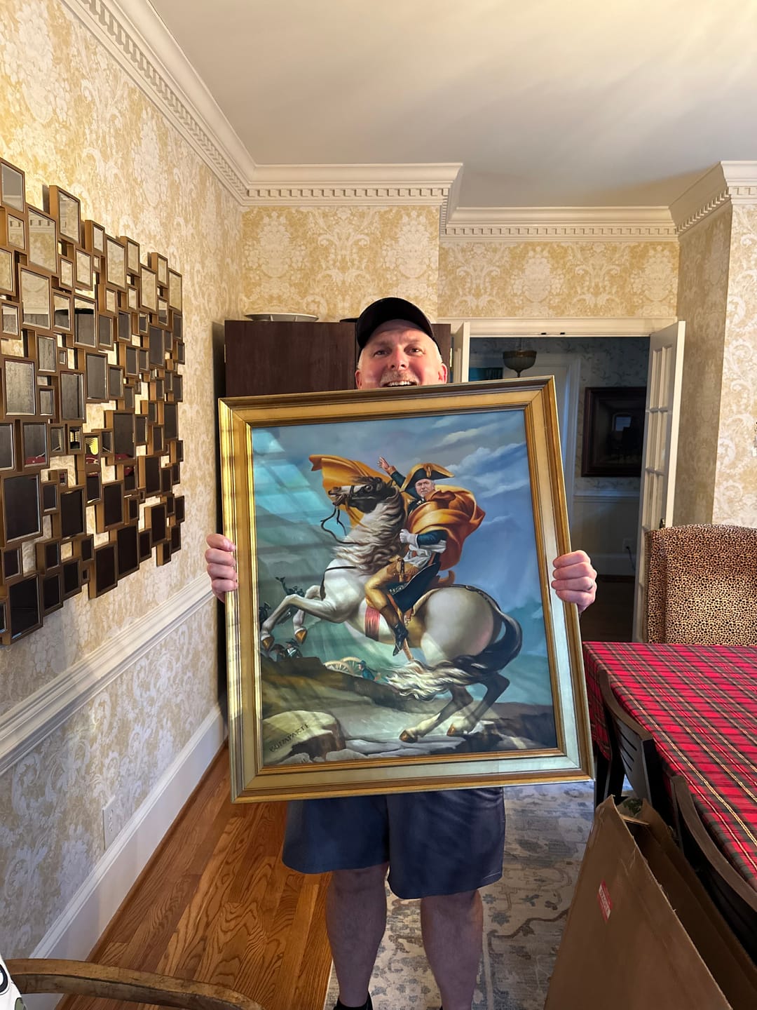 Customer photo review of Napoleon Crossing the Alpes