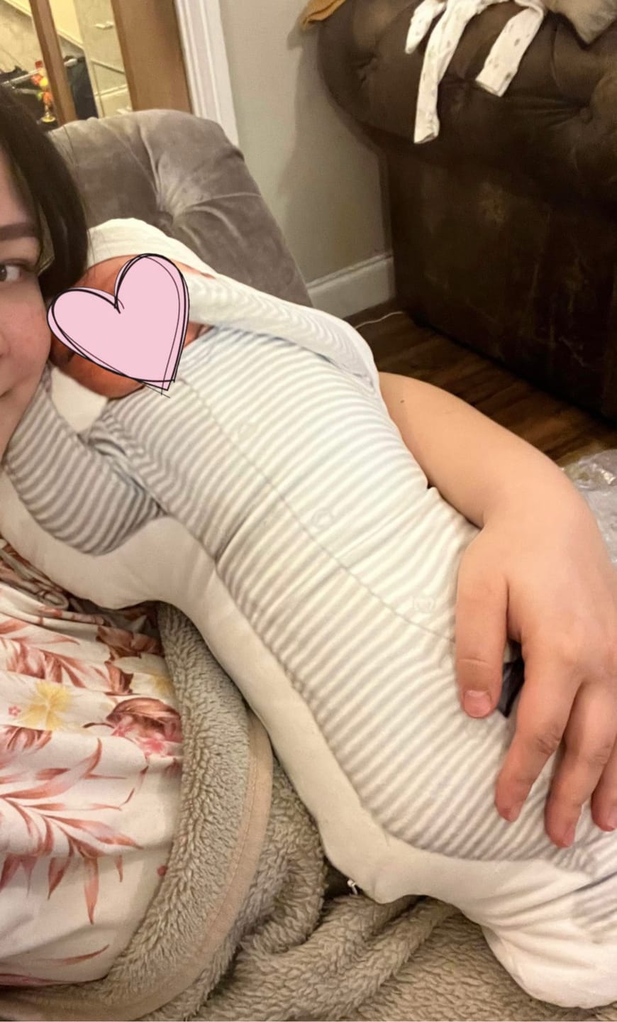 Customer photo review of Photo Birth Pillow