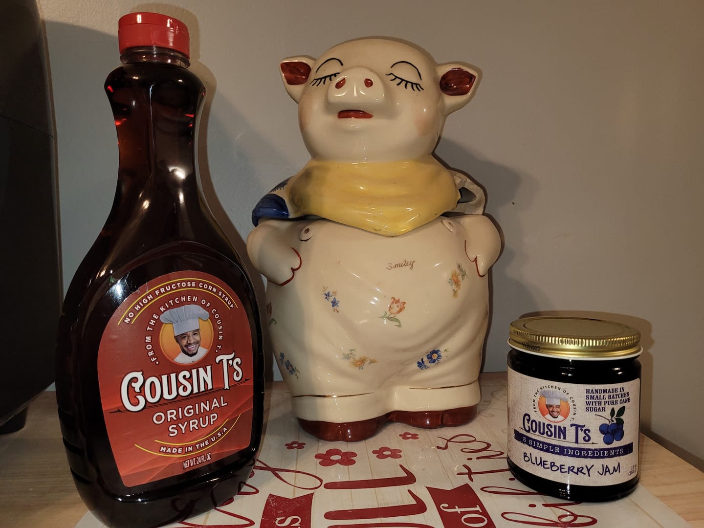 Customer photo review of Cousin T's Blueberry Jam