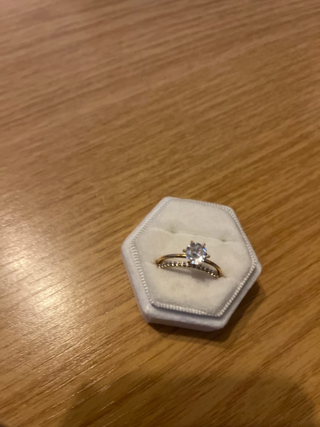 Customer photo review of Double Rings Set | 18K vergoldet
