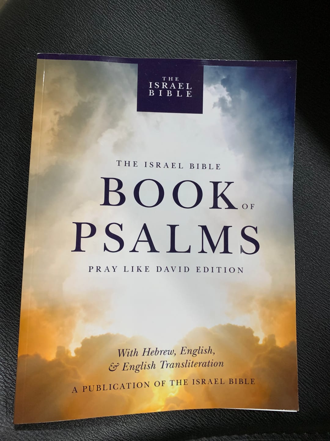 Customer photo review of The Israel Bible Book of Psalms: Pray Like David Edition