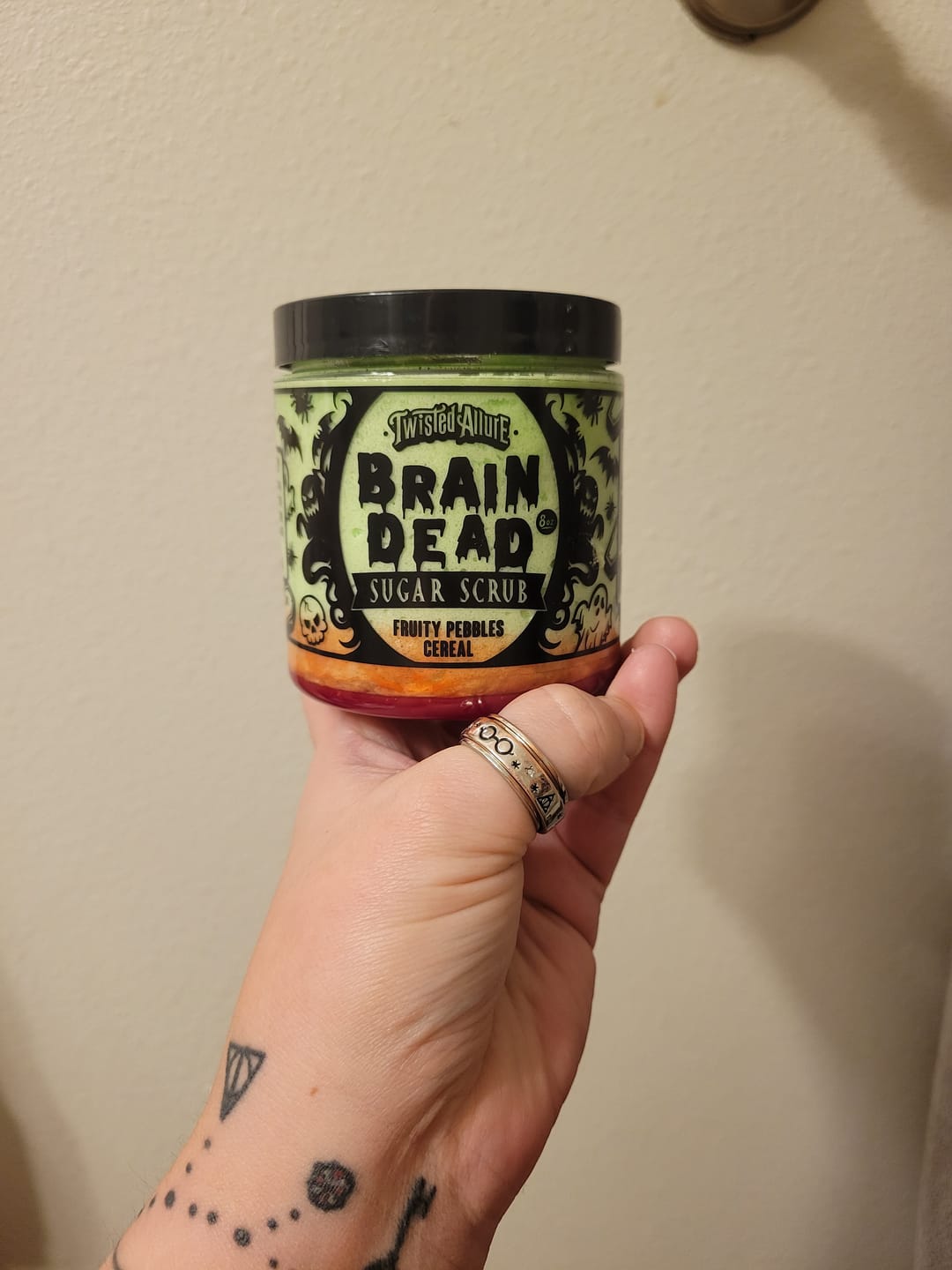 Customer photo review of Brain Dead  Sugar Scrub (Fruity Pebbles Cereal)