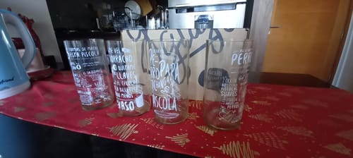 Customer photo review of Piscoleros Juego de 6 Vasos