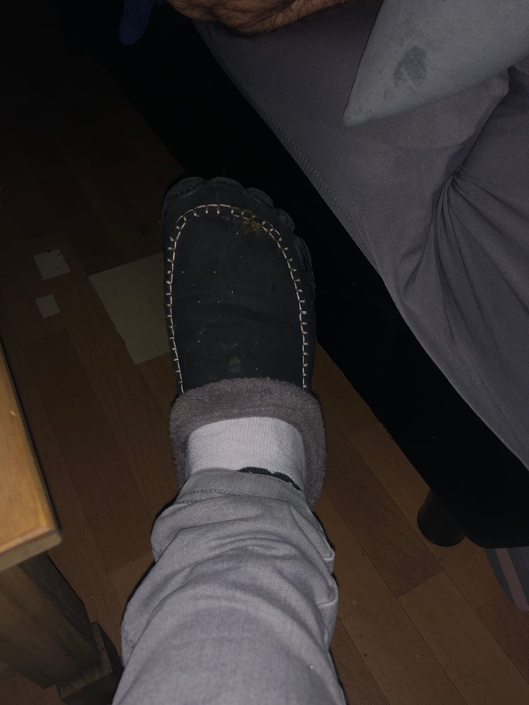 Customer photo review of Home Pro - warme Barfuß-Hausschuhe