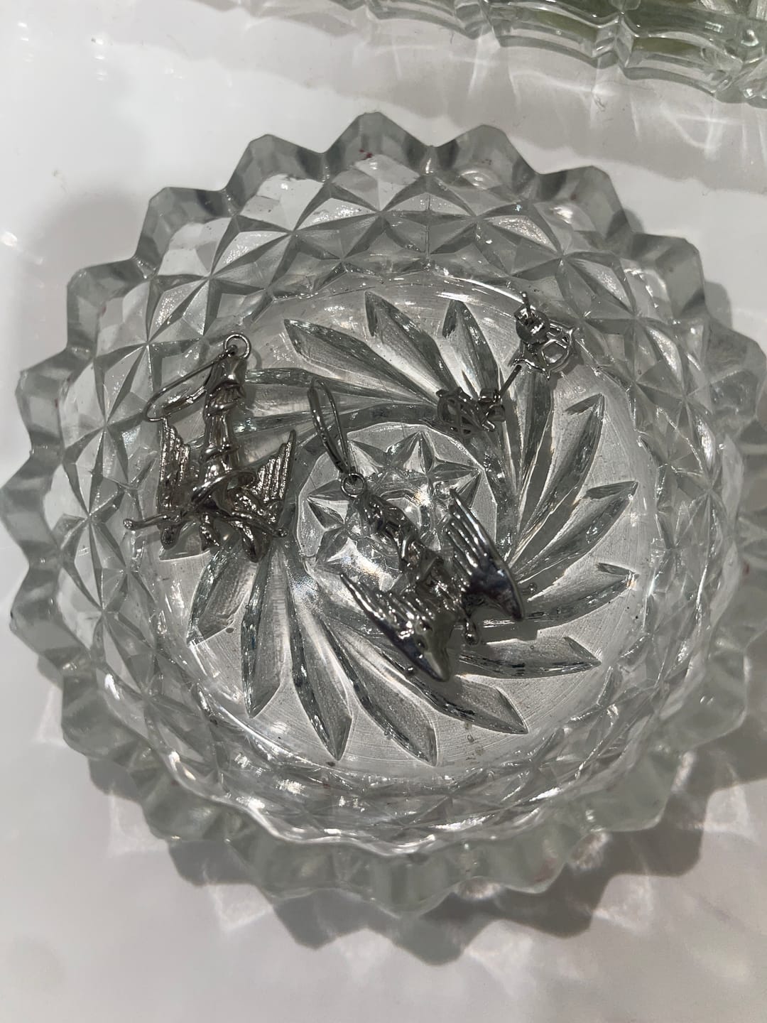 Customer photo review of FALLEN ANGEL EARRING
